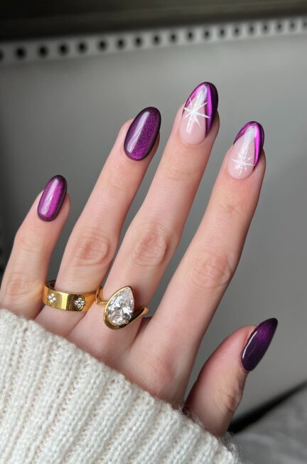 Манікюр зі стразами та перлами зима 2026: тренди та ідеї